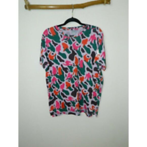 Adidas x N.E.R.D Pharrell Prime T-Shirt Multicolor Camo Mens Size Large - Picture 5 of 10